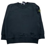 STONE ISLAND felpa chiusa girocollo tinta unita Nero per Bambino 791661320 NERO STONE ISLAND 