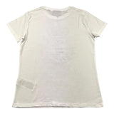 Juicy Couture Mädchen T-Shirt mit Rundhalsausschnitt, einfarbig, Weiß