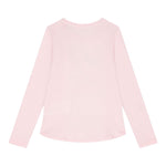 GUESS shirt girocollo tinta unita con stampa Rosa per Bambina K4YI06KAPO0JX ROSA GUESS 