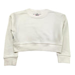 JOHN RICHMOND felpa chiusa girocollo tinta unita con stampa Bianco per Bambina RGA24013FE BIANCO JOHN RICHMOND 