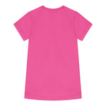 Moschino Abito Girocollo Tinta Unita con Stampa per Neonata MDV0C9XXX FUXIA MOSCHINO 