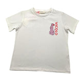 Vicolo T-Shirt Rundhals Einfarbig mit Print Weiß für Mädchen