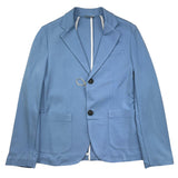 Manuel Ritz Monpeto Hellblaue einfarbige Jacke für Kinder