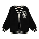 ELISABETTA FRANCHI cardigan tinta unita con profili in contrasto Nero per Bambina EFMA142 NERO ELISABETTA FRANCHI 