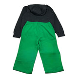 Diadora Complete Zip-Up Hoodie-Hose Grün für Kinder