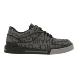 Dolce &amp; Gabbana – Schwarze, einfarbige Sneakers mit Logo für Kinder