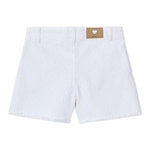 Mayoral Short Tinta Unita con Applicazioni per Neonata 3205N BIANCO MAYORAL 