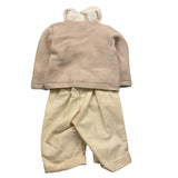 MARLU' completo 4 pezzi cardigan-pantalone-camicia-papilln Beige per Neonato IK20760BIS BEIGE MARLU' 