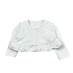 Babyvip Coprispalle Tinta Unita con Bottoni per Neonata T7852 BIANCO BABYVIP 