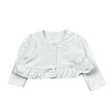 Babyvip Coprispalle Tinta Unita con Bottoni per Neonata T7852 BIANCO BABYVIP 