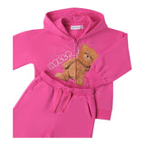 Sarabanda Completo 2 Pezzi Felpa con Zip-Pantalone per Bambina 0B240 FUXIA SARABANDA 