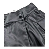 PHILOSOPHY gonna tinta unita in ecopelle Nero per Bambina PJGO71 NERO PHILOSOPHY 