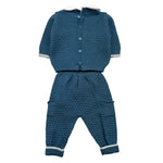 MARLU' completo 2 pezzi maglia-pantalone Blu per Neonato IB5950 BLU MARLU' 