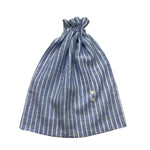 I Delfi Sacca Tinta Unita con Fantasia A Righe per Neonato 25P5472 AZZURRO I DELFI 