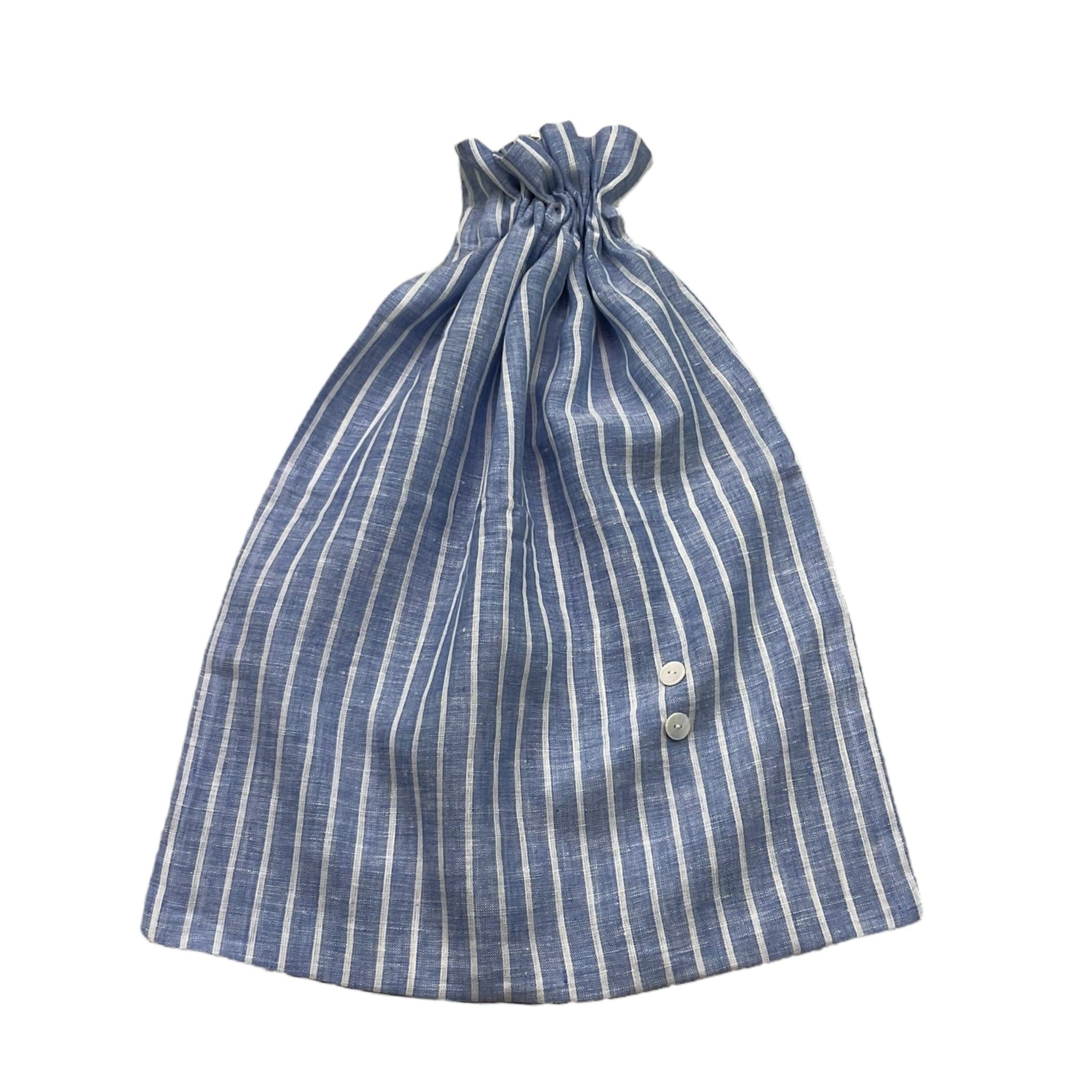 I Delfi Sacca Tinta Unita con Fantasia A Righe per Neonato 25P5472 AZZURRO I DELFI 