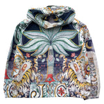 Just Cavalli Giubbino Antivento Stampa Fantasia con Cappuccio per Bambino JGP26144KW MULTICOLOR JUST CAVALLI 