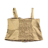 Gaelle Top Tinta Unita Bretelline per Bambina 2746T00365 ORO GAELLE 
