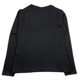 MARC ELLIS shirt girocollo tinta unita con stampa logo Nero per Bambina JMJTS00265 NERO MARC ELLIS 