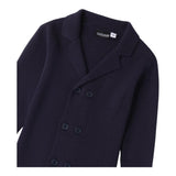 SARABANDA cardigan tinta unita doppio petto Blu per Bambino 0A106 BLU SARABANDA 