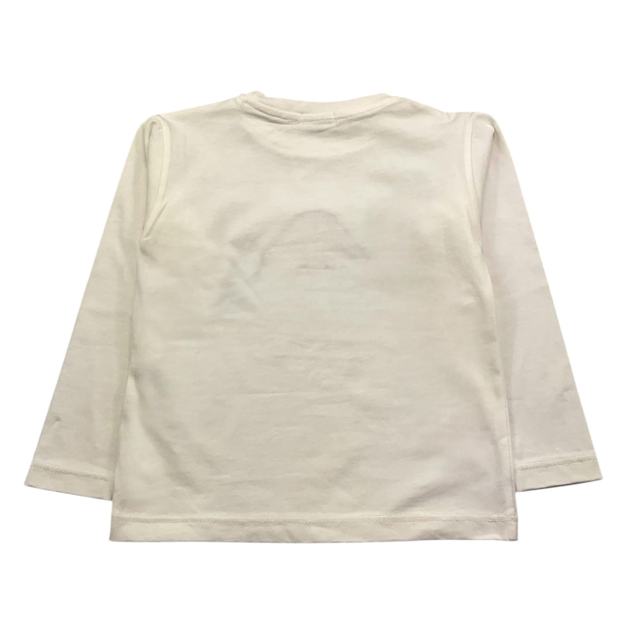 NANAN shirt girocollo tinta unita con orso Panna per Bambino I2308536PJ PANNA NANAN 