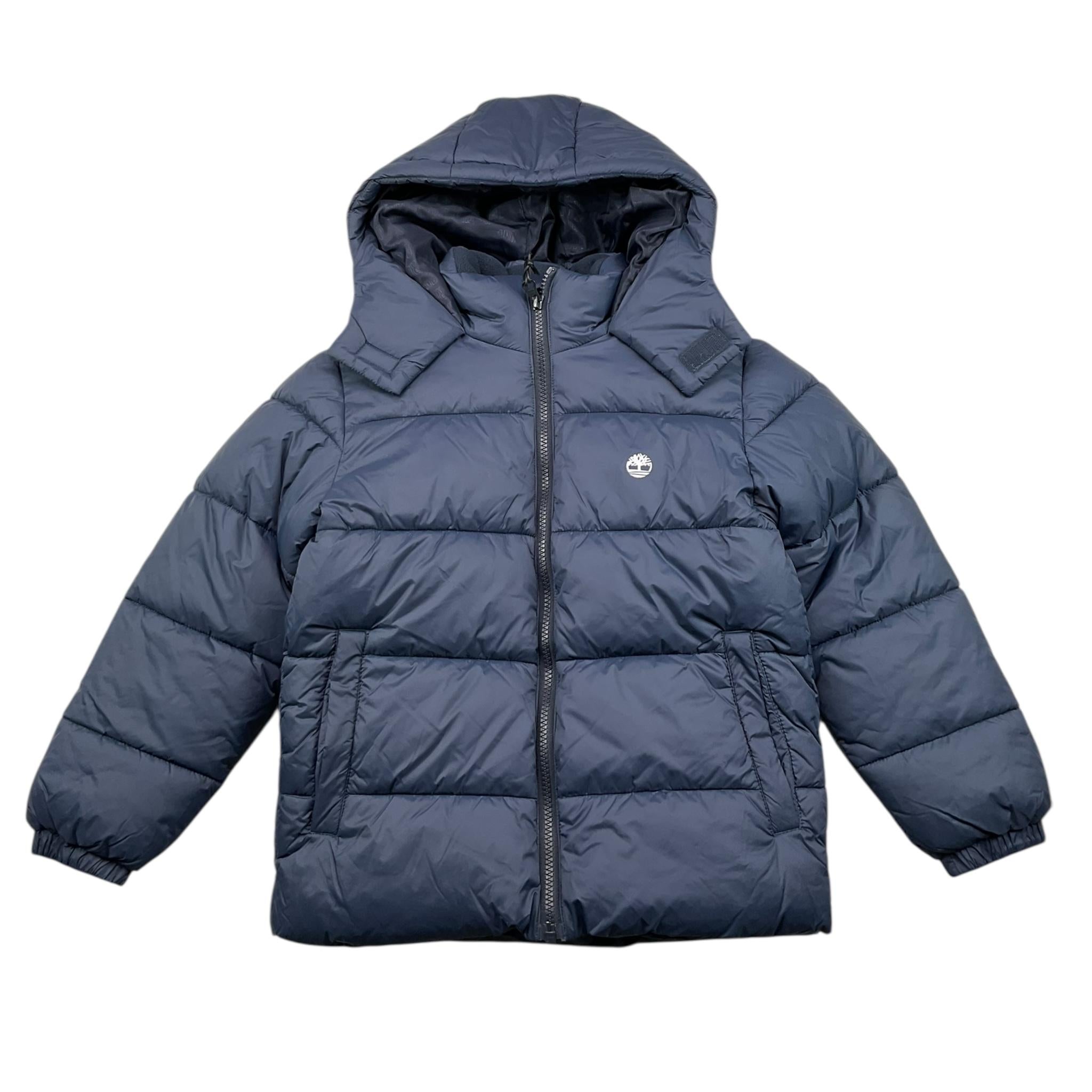 TIMBERLAND giubbino tinta unita con cappuccio Blu per Bambino T26593 BLU TIMBERLAND 