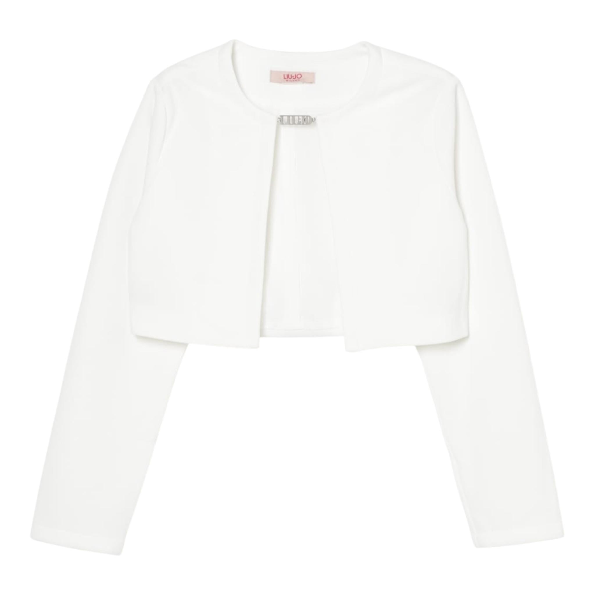 Liu Jo Coprispalle Tinta Unita con Logo per Bambina GA5006 BIANCO LIU JO 