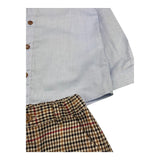 BARCELLINO completo 3 pezzi camicia-bermuda-papillon Azzurro per Neonato CMPLBR AZZURRO BARCELLINO 