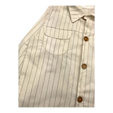 Valentina Bebes Zweifarbiges Shirt-Bermuda-Set Weiß/Beige Für Neugeborene