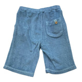 Zhoe &amp; Tobiah – Einfarbige Bermudashorts mit elastischer Taille in Blau für Babys