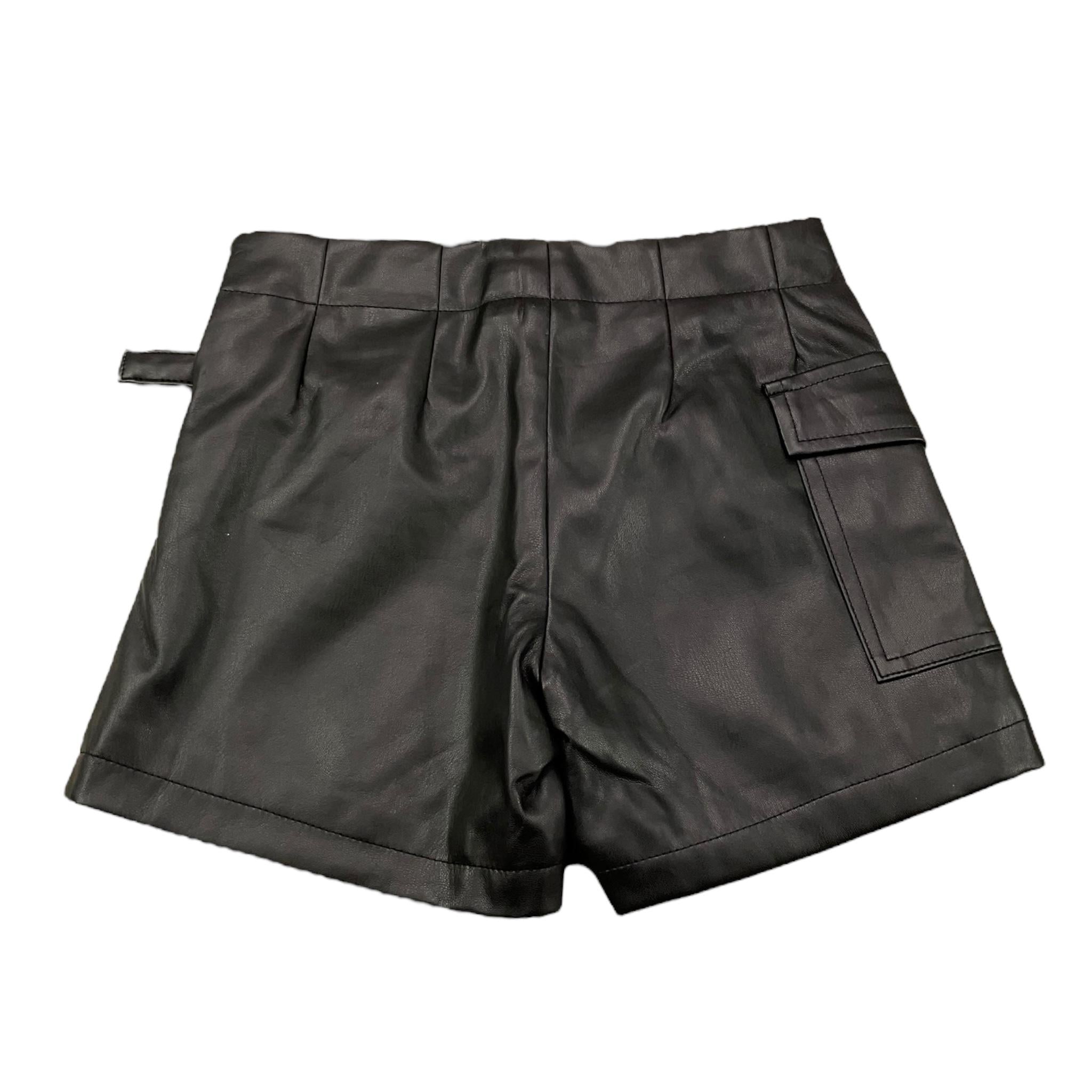TO be too short tinta unita in ecopelle Nero per Bambina TFBF24P611 NERO TO be too 
