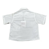 I'M Brian Camicia Mezza Manica Tinta Unita per Neonato CA2123J BIANCO I'M BRIAN 