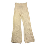 MSGM pantalone tinta unita in magliap Panna per Bambina F3MSJGPA21 PANNA MSGM 