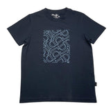 Dan John T-Shirt Rundhalsausschnitt Einfarbig mit Kontrastdrucken Blau Für Jungen