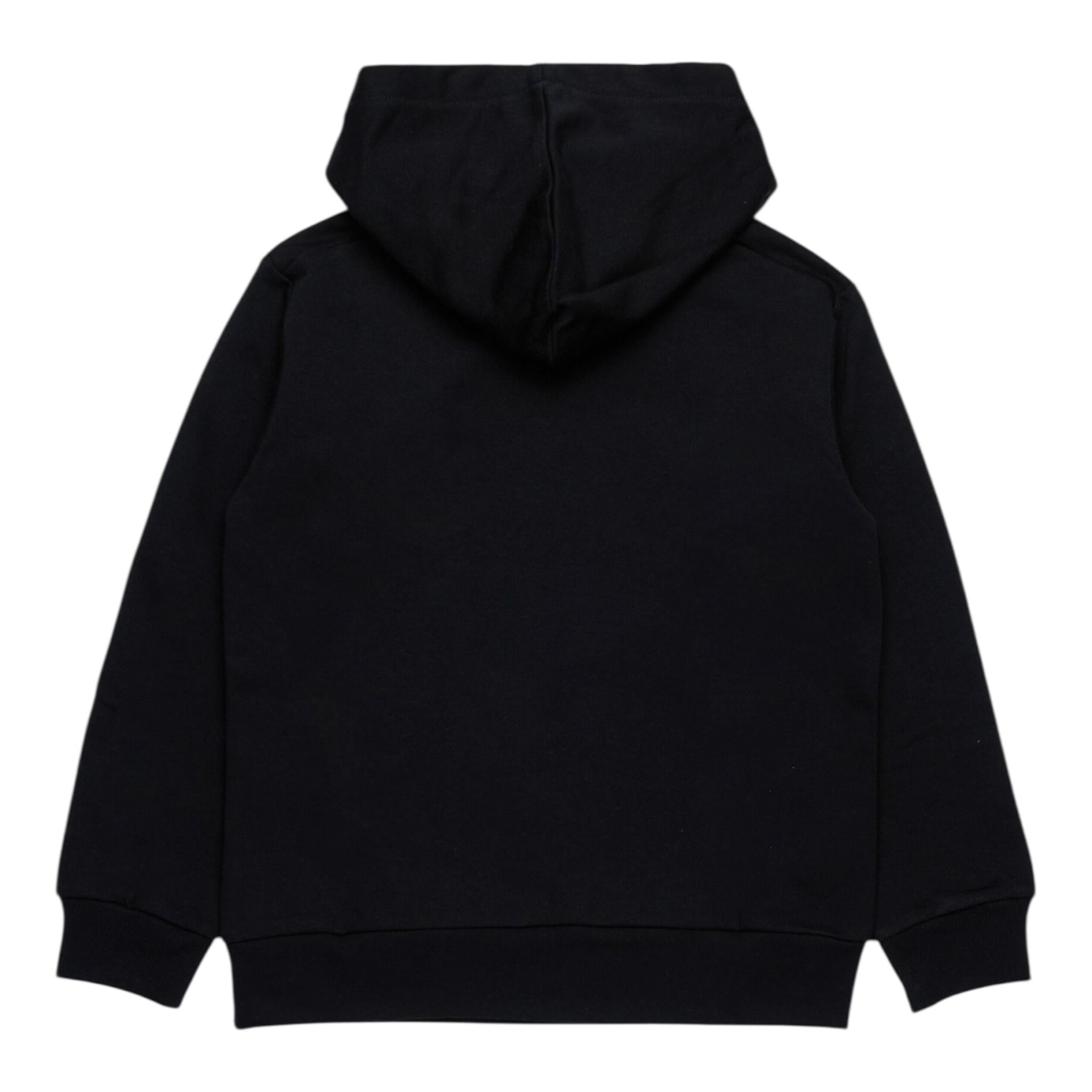 MARNI felpa chiusa con cappuccio tinta unita con logo Nero per Bambino M01266 NERO MARNI 