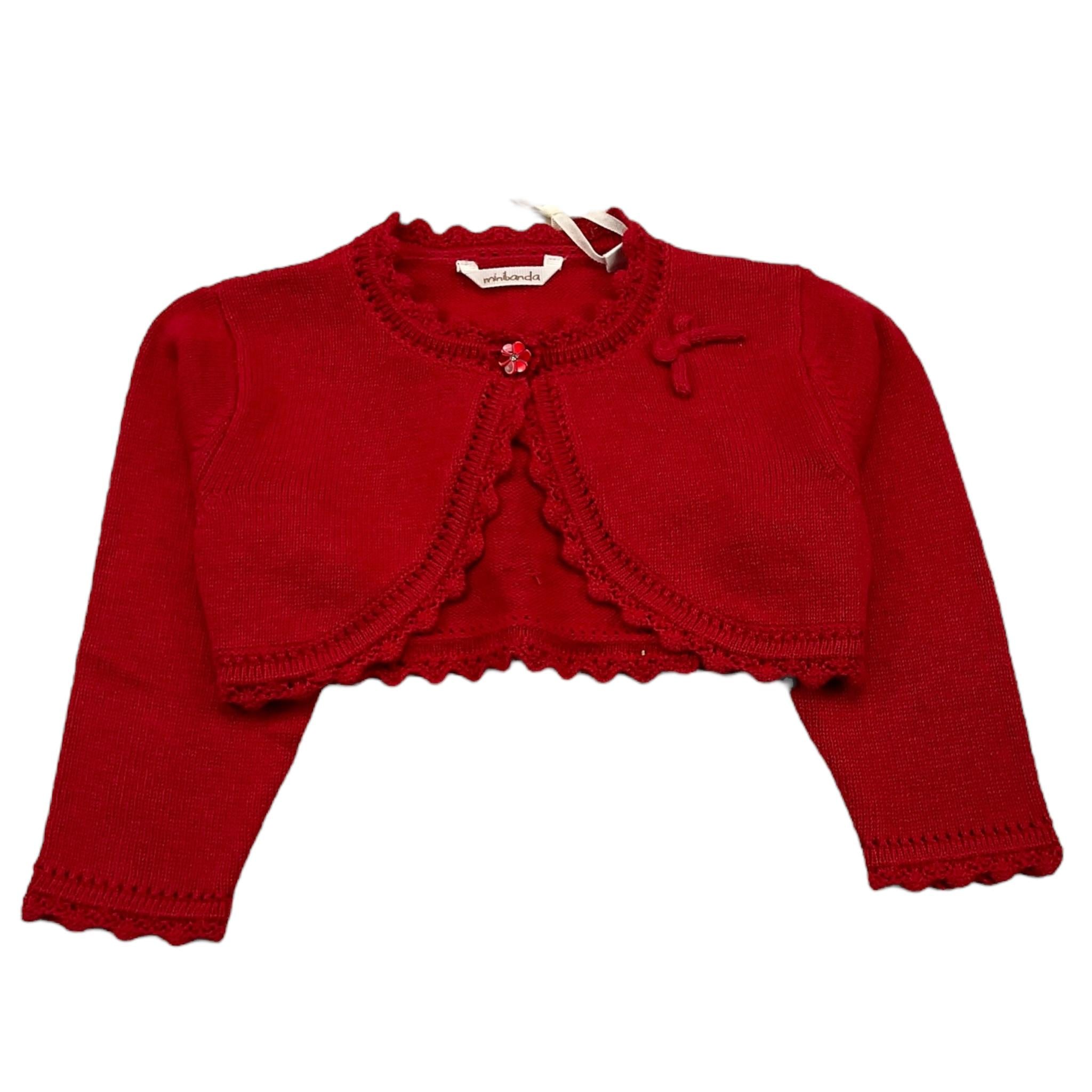 MINI BANDA coprispalle tinta unita Rosso per Neonata 3A742 ROSSO MINI BANDA 