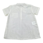 Aletta Camicia Mezza Manica Tinta Unita per Neonato R22754 PANNA ALETTA 