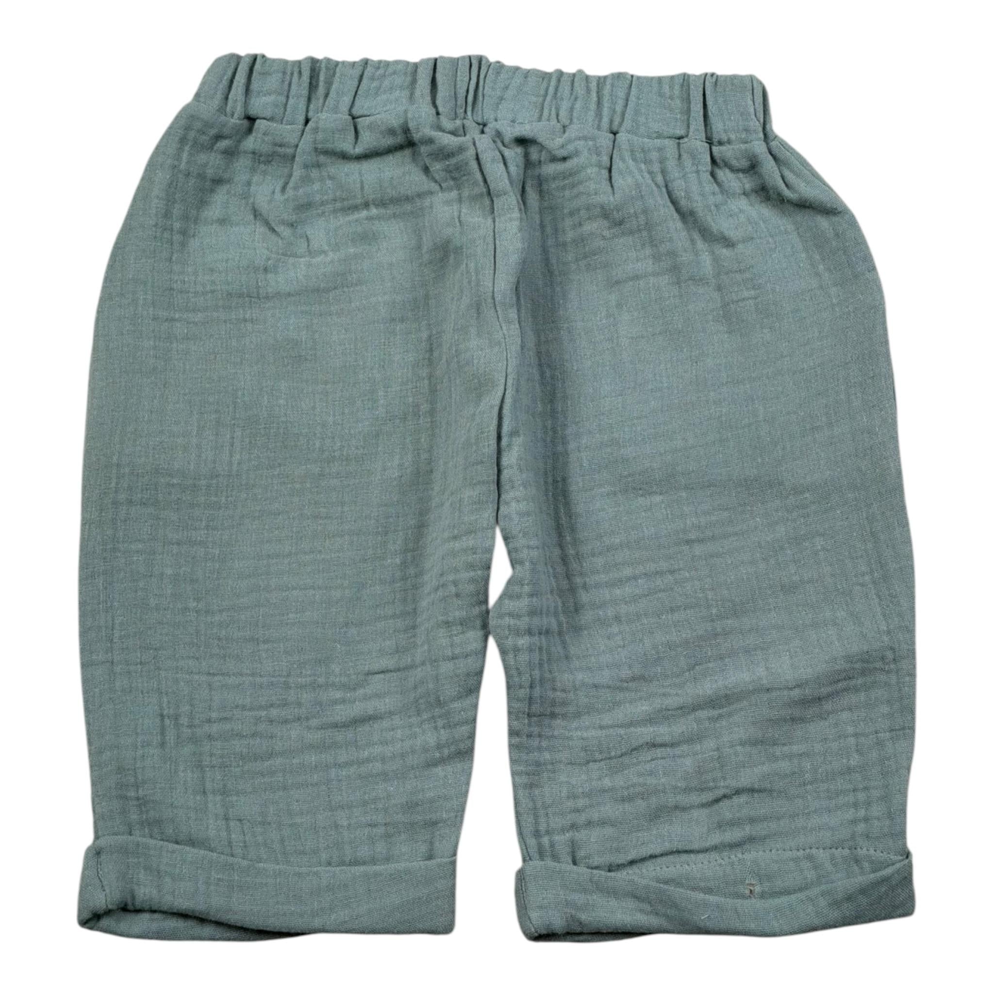 Babyvip Bermuda Tinta Unita con Elastico In Vita per Neonato T8110 VERDE BABYVIP 