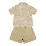 Il Gufo Completo 2 Pezzi Camicia-Bermuda per Bambino P25DP536C6068 VERDE IL GUFO 