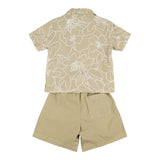 Il Gufo Completo 2 Pezzi Camicia-Bermuda per Bambino P25DP536C6068 VERDE IL GUFO 