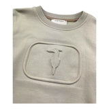Trussardi Felpa Chiusa Girocollo Tinta Unita per Bambino TBP26157FE BEIGE TRUSSARDI 