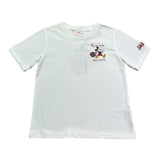 Saint Barth T-Shirt Girocollo Tinta Unita con Stampa per Bambino 00750L BIANCO SAINT BARTH 