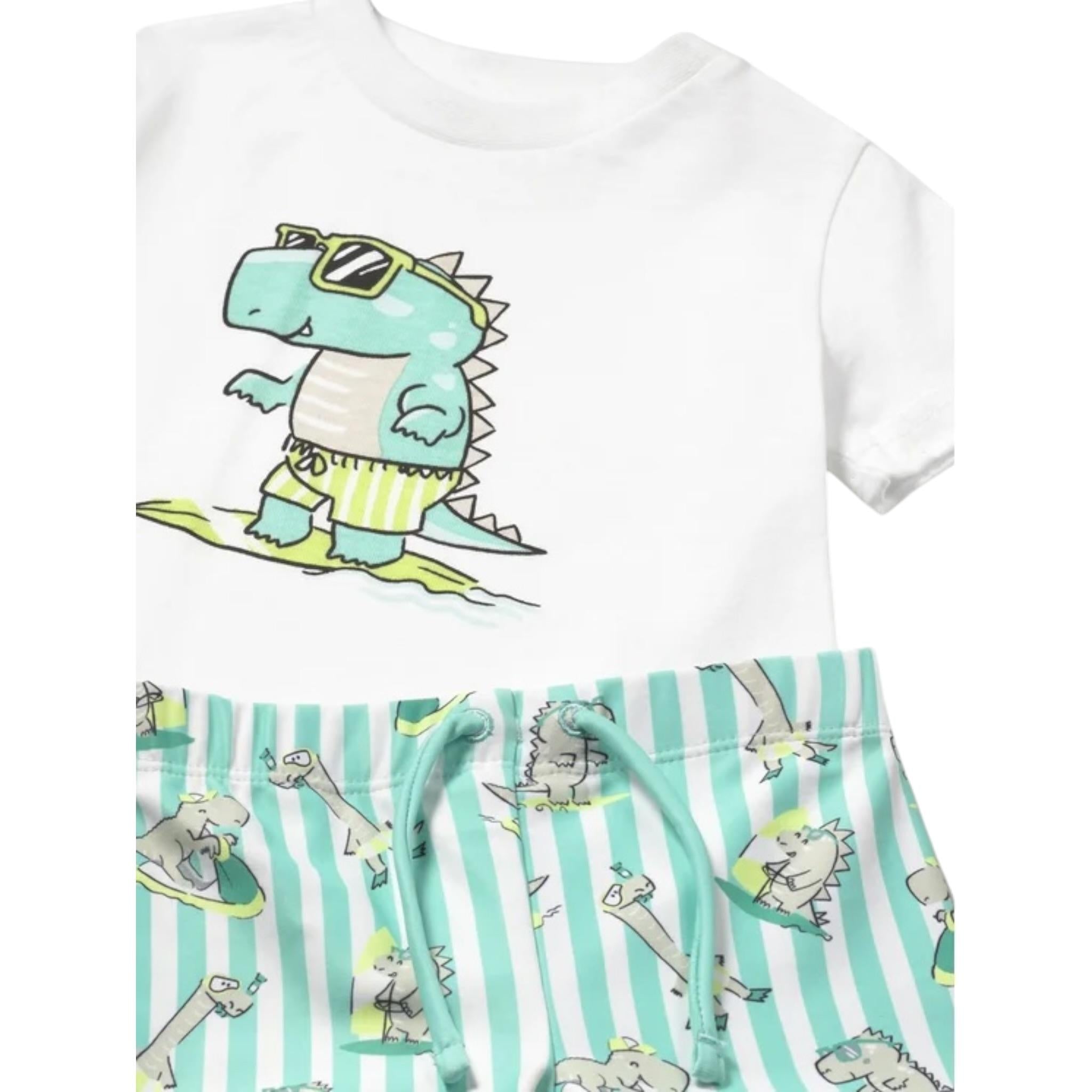 Mayoral Completo 2 Pezzi T-Shirt-Bermuda per Neonato 16488 BIANCO MAYORAL 