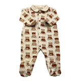 NANAN tutina manica lunga tinta unita cn orsi Bianco per Neonato I2414006B BIANCO NANAN 