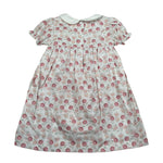 Malvi & Co Abito Mezza Manica Tinta Unita Fantasia Floreale per Neonata S24N135VEPS BIANCO MALVI & CO 