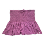 Please Top Tinta Unita con Logo per Bambina M025030G72 ROSA PLEASE 