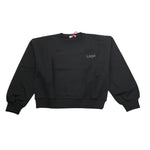 LIU JO felpa chiusa girocollo tinta unita con stampa  Nero per Bambina GF4067X NERO LIU JO 