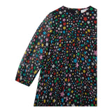 STELLA McCARTNEY abito manica lunga tinta unita cn stampa stelle Nero per Bambina TV1C40J NERO STELLA McCARTNEY 