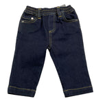 TRUSSARDI jeans tinta unita con elastico in vita Blu per Neonato TIA25098JE BLU TRUSSARDI 