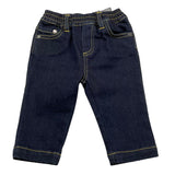 TRUSSARDI jeans tinta unita con elastico in vita Blu per Neonato TIA25098JE BLU TRUSSARDI 