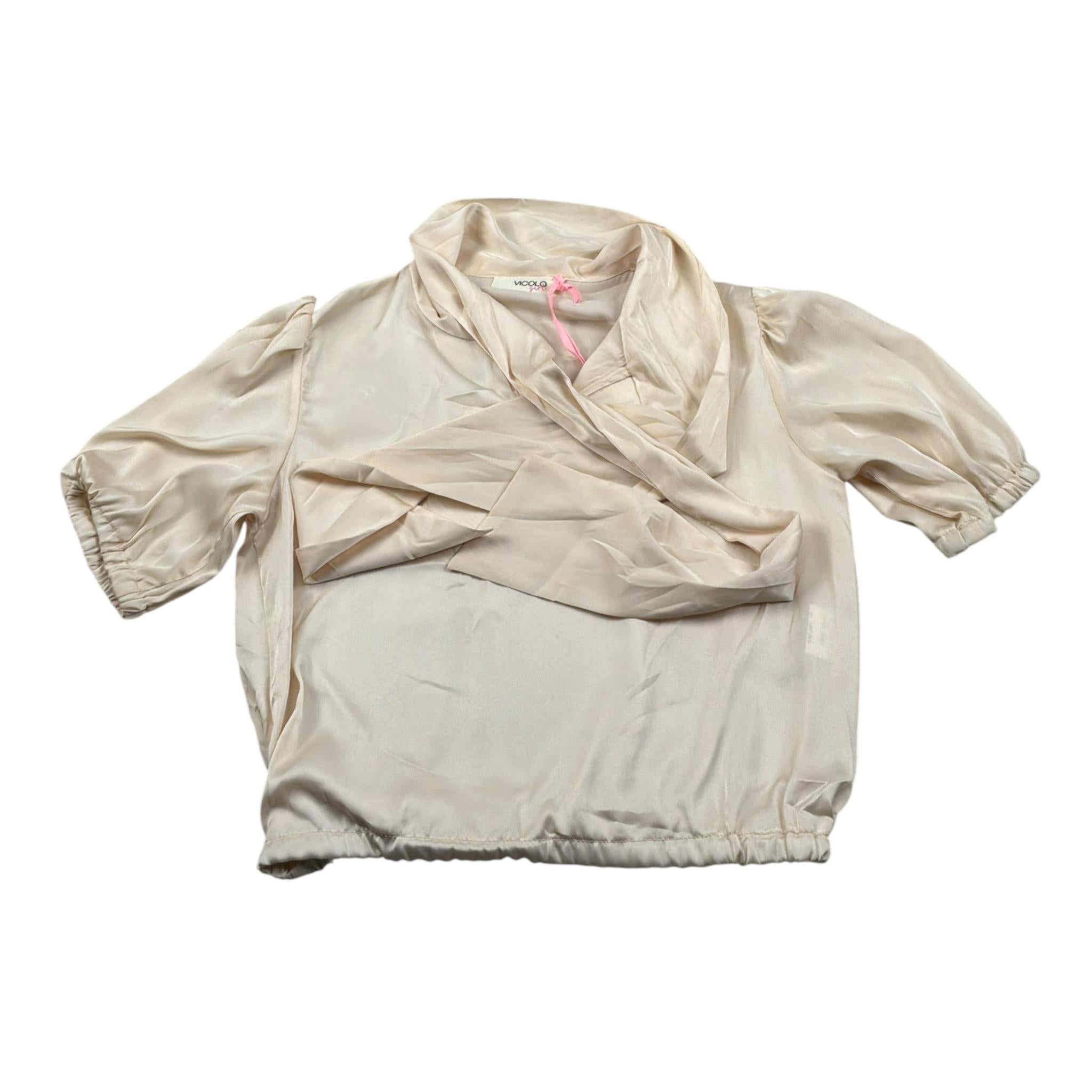 Vicolo Camicia Mzza Manica tinta unita Avorio per Bambina 3146C0839 AVORIO VICOLO 